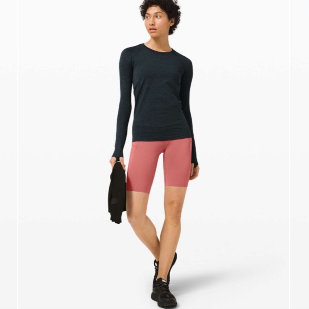 Lululemon Fast & Free 10” Lasercut HR Pocket Biker Short (*non-reflective) - Picture 3 of 11